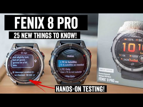 Garmin Fenix 8 Pro/MicroLED Hands-On Testing: 25 Things You Need to Know!