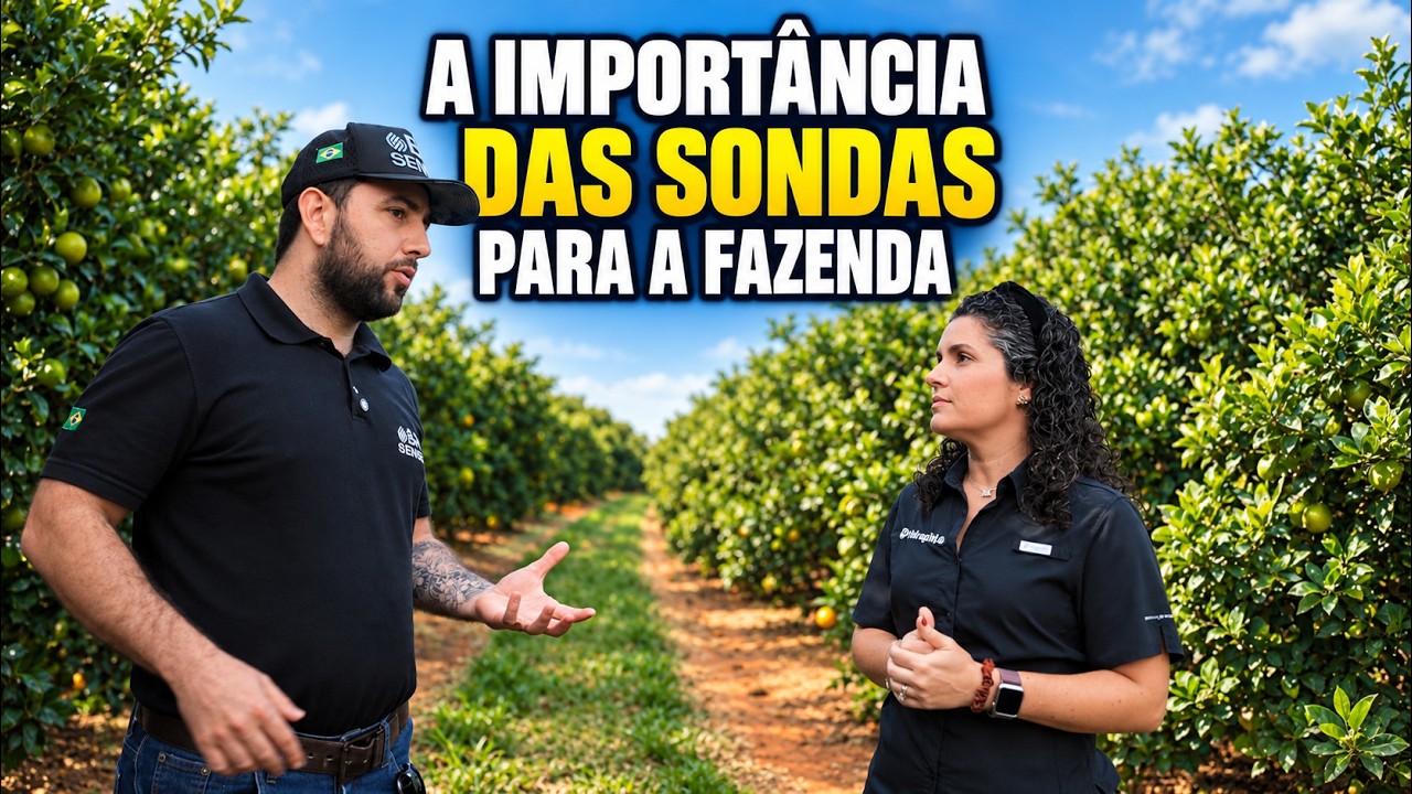 Ela quer colocar uma sonda de umidade do solo por setor na irrigação