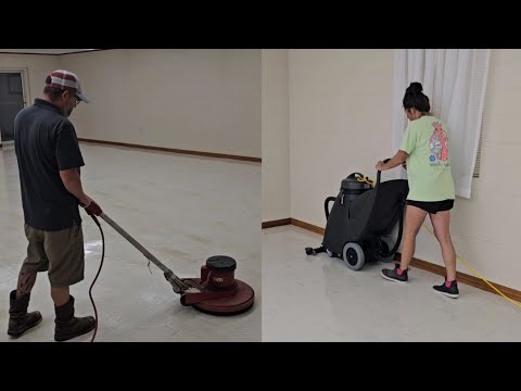 How to strip and wax VCT THE EASY WAY