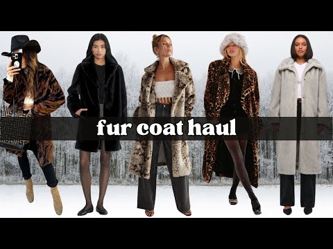 finding the BEST faux fur coat | fur coat haul