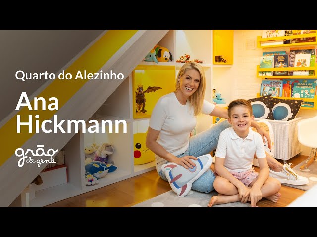 ANA HICKMANN REVELA QUARTO INFANTIL ASTRONAUTA DO ALEZINHO | GRÃO DE GENTE