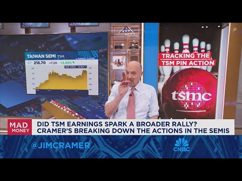 Jim Cramer on if TSMC's earnings sparked a broader rally