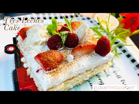 The most delicious and moist Tres Leches Cake / #Mexican #Cake #recipes #Торта Три млека Bg