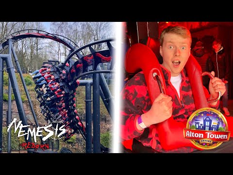 RIDING NEMESIS REBORN for the FIRST TIME!! - Alton Towers