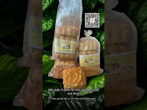 Bánh Nướng Thanh Hóa Vị Xưa Giảm Giá Còn 99k - Bánh Trung Thu Chuẩn Ngon Quê Hương 5 Cái