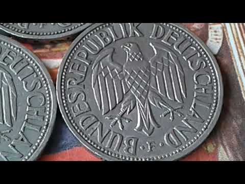 Allemagne $ 50000,00 a lot of money to have one, Different design and reversed of 1 deutsh mark 1950