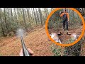 DOUBLE KILL On A Quick Hunt How A Buck RUNS From DOGS