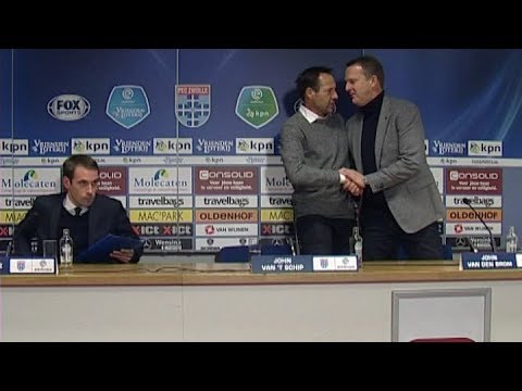 PEC Zwolle –AZ   (1-1); persconferentie © 2017 kvpm.nl