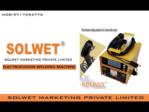 Solwet Electric Electrofusion Touch Screen Machine, 220V