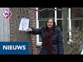 Stil protest tegen bomenkap Oegstgeest - OMROEP WEST