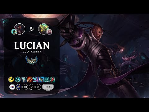 Lucian ADC vs Zeri - KR Challenger Patch 13.6