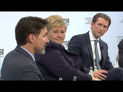 14.02.2020 - Sebastian Kurz & Justin Trudeau (deutsch) - Münchner Sicherheitskonferenz / MSC 2020