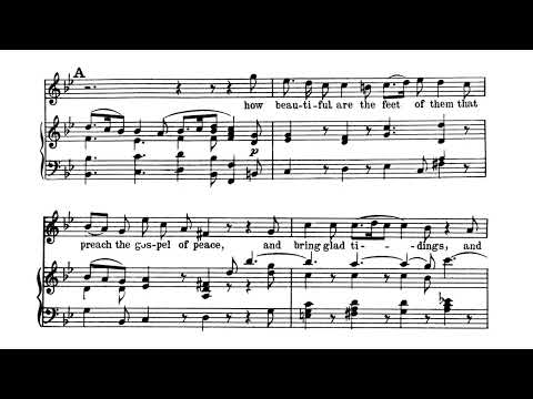 How beautiful are the feet (Händel-Messiah)반주 Piano Accompaniment