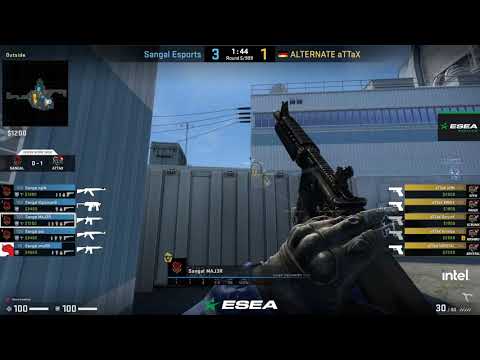 SANGAL VS ALTERNATE ATTAX | MAP 2 | NUKE | ESEA MDL SEASON 36 EUROPE
