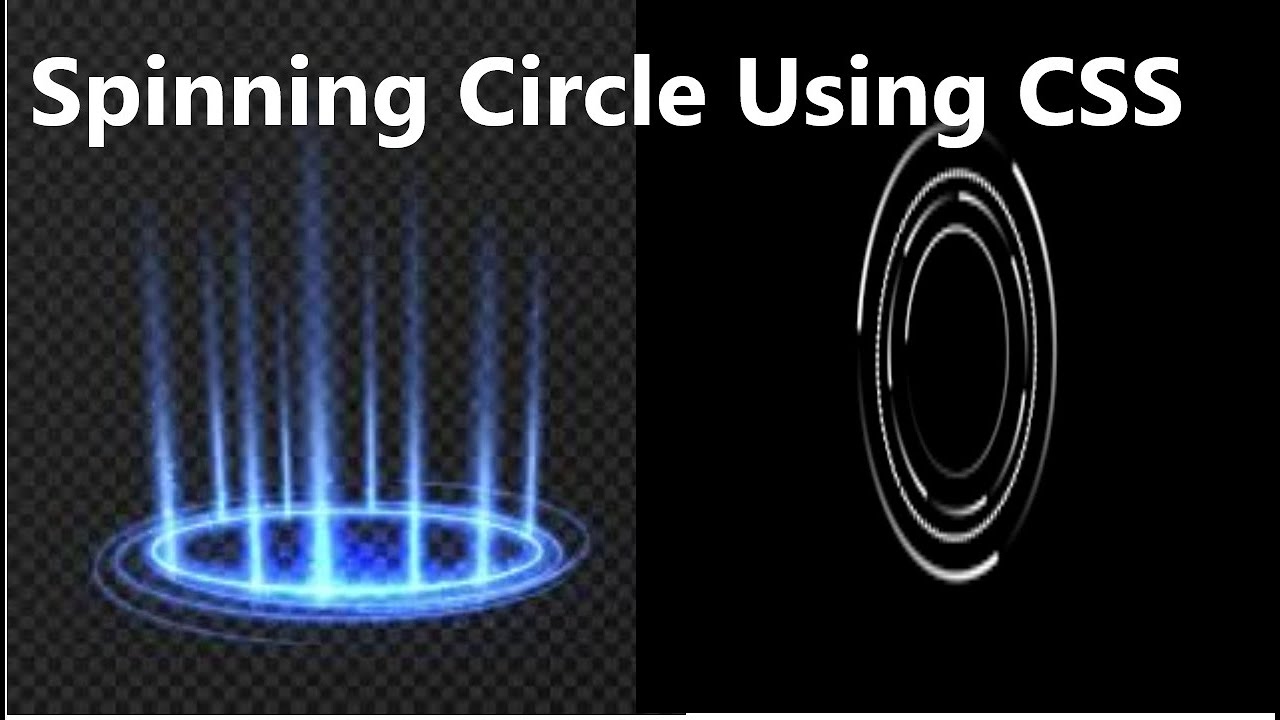 Spin Wheel using CSS & JavaScript  | CSS spinning circle tutorial