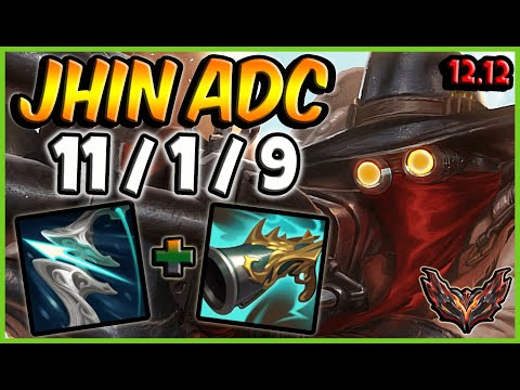 Jhin ADC vs Vayne / EUW Grandmaster / Patch 12.12 / Season 12 [ 11 / 1 / 9 ] 🔰
