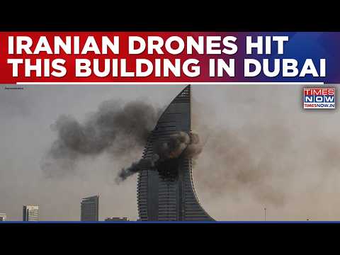 Iranian Drone Hits Dubai Creek Harbor Building; Evacuation Underway As Fresh Visuals Emerge