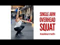 Kettlebell Single Arm Overhead Squat | #AskKenneth