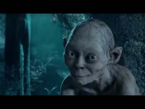 Gollum talking with normal voice