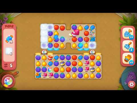Gardenscapes level 14042 Gameplay HD