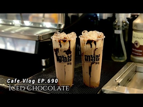 Cafe Vlog EP.690 | Iced Chocolate | Chocolate drinks | How to make drinks