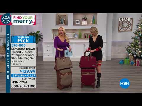HSN | Samantha Brown Holiday Travel 12.09.2018 - 03 PM
