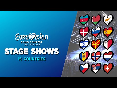 Eurovision 2019:Stage Shows (15 Countries)