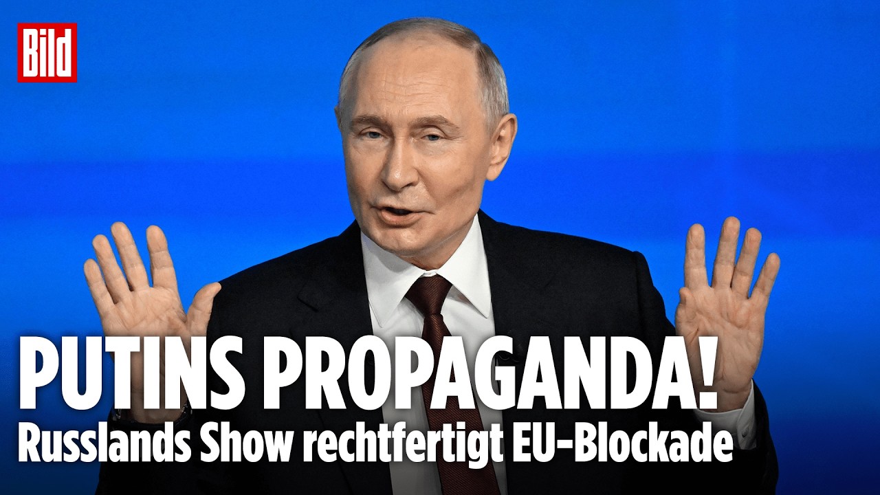 RUSSISCHES STAATS-TV SPOTTET ÜBER EU-GIPFEL: Putins wirre Aussagen in Propagandasendung