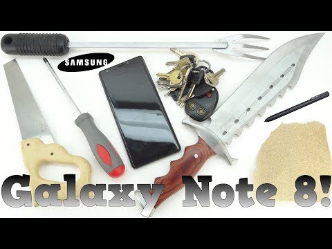 Galaxy Note 8 - Bend Test, Scratch Test & Durability Test!