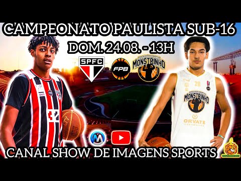 #AOVIVO - CAMPEONATO PAULISTA U16 SÃO PAULO (97) X (45) TUPÃ - 24.08.25