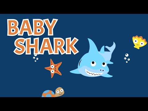 Baby Shark - Comptine en anglais avec paroles pour enfants et bébés
