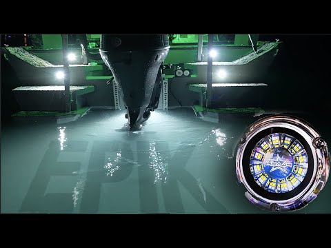 Most INSANE Underwater boat lights! EPIK Transom LED lights @Plashlights