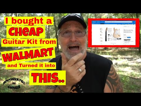 I Bought a Cheap Stratocaster Kit from Walmart and Turned it into THIS.