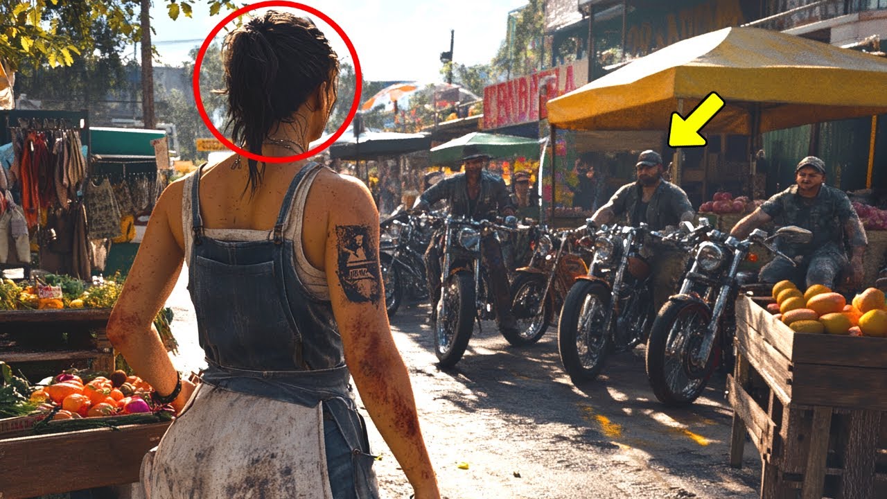 Drunk Bikers Harass A Fat Farmer’s Wife At A Market, Not Knowing Her Deadly Navy SEAL Past