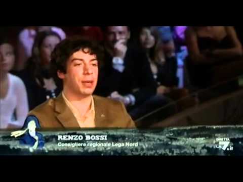 Renzo Bossi a Le Invasioni Barbariche (01/10/2010) - Parte 2/3