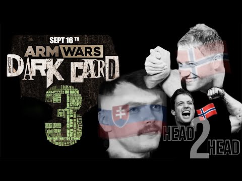FRODE HAUGLAND Vs FILIP HRITZ ARM WARS ‘DARK CARD 3’ - PRE EVENT ‘HEAD TO HEAD’