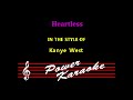 Kanye West - Heartless Karaoke