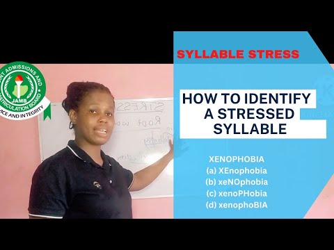 Syllable Stress, Word Stress Rules. How to understand Stress. Root Word. #jamb #waec