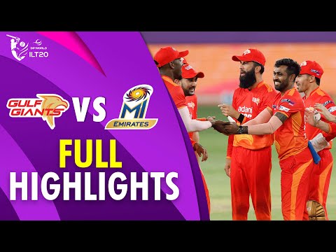 Full Highlights | Gulf Giants vs MI Emirates | Match 3 | DP World ILT20 | M3Y1U