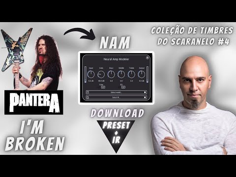 Timbre do Dimebag no NAM ("I'm Broken" - Pantera) - COLEÇÃO DE TIMBRES DO SCARANELO Nº3!