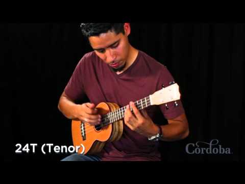 Córdoba 24 Series Ukuleles Comparison by Carlos Gallardo-Candia