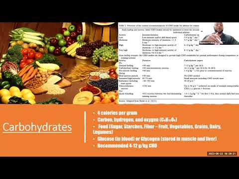 Introduction to Sports Nutrition Concepts & Energy Needs | Expert Insights for Athletes & Dietitians