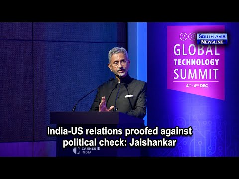 India US relations proofed against political check Jaishankar