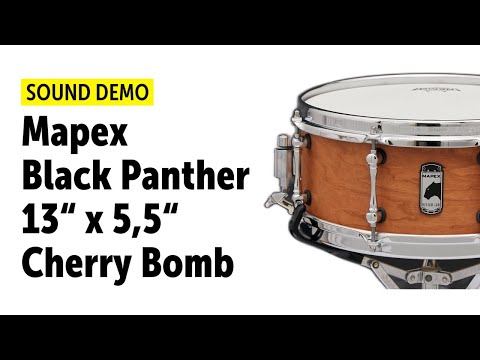 Mapex | Black Panther | 13" x 5,5" | Cherry Bomb Snare | Sound Demo (no talking)