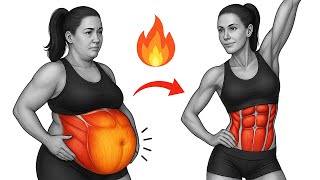 ➜ Shrink Donut Belly Fast with 30-Min Standing Workout | 5-Week Flat Stomach Challenge for Women