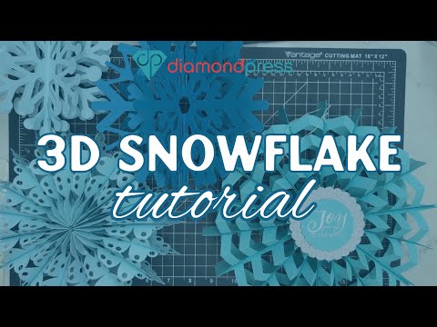 Diamond Press 3D Snowflake Tutorial