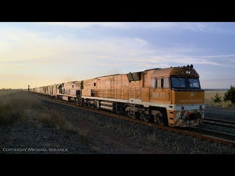 NR31 "Great Southern" Leading Pacific National Freight Train 2PM5 - PoathTV Australian Railways