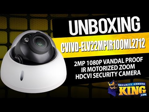 Unboxing - 2MP 1080P Vandal Proof IR Motorized Zoom HDCVI Security Camera - CVIVD-ELV22MPIR100ML2712