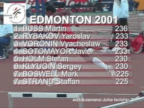 2001 World Championships in Athletics – men's high jump final