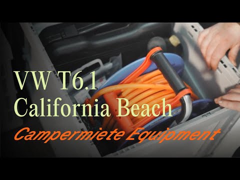 VW T6.1 California Beach: Camping Equipment | Vanever 2025